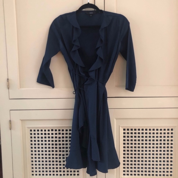 vero moda navy blue dress